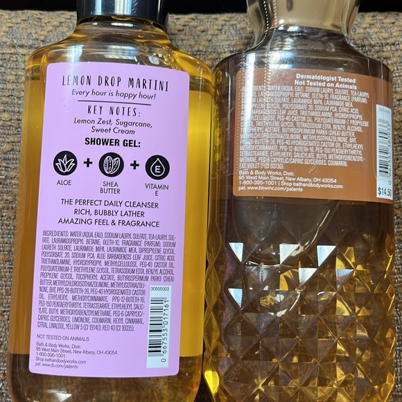 Bath and body lemonade drop martini and vanilla mocha martini body wash - Picture 4 of 5